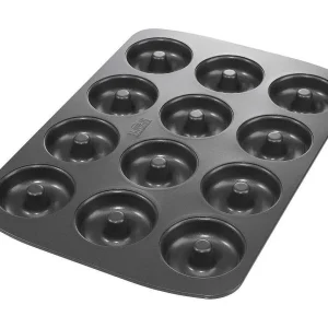 Donut Bakplaat BIRKMANN Easy Baking 12 Vormen Ø7cm Koolstofstaal Anti-aanbaklaag Bestand 37x26cm