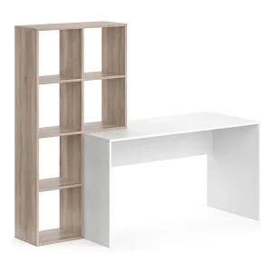 Bureau wit/sonoma 166.8x59x143 mara Bureau wit/sonoma 166.8x59x143 mara
