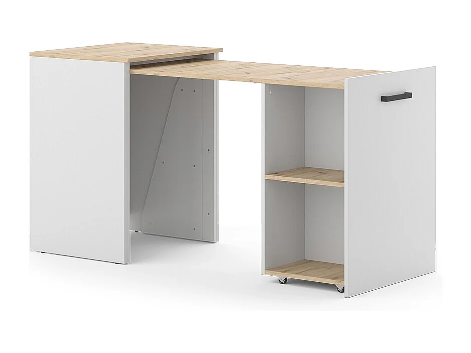 Bureau grijs/artisan 60x50.4x78 adam