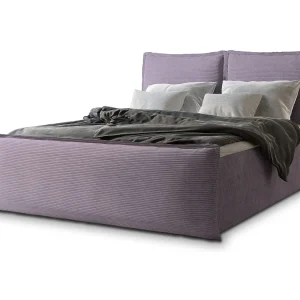 Boxspringbed MONTA 160×200 cm Set met hoofdbord, bedbodem en matras, Poederroze