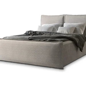 Boxspringbed MONTA 140×200 cm Set met hoofdbord, bedbodem en matras, Beige Boxspringbed MONTA 140×200 cm Set met hoofdbord, bedbodem en matras, Beige