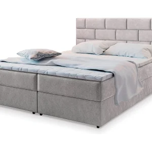 Boxspringbed KERLO 140×200 cm Set met hoofdbord, bedbodem en matras, Beige Boxspringbed KERLO 140×200 cm Set met hoofdbord, bedbodem en matras, Beige
