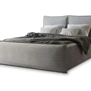 Boxspringbed MONTA 180×200 cm Set met hoofdbord, bedbodem en matras, Lichtgrijs Boxspringbed MONTA 180×200 cm Set met hoofdbord, bedbodem en matras, Lichtgrijs