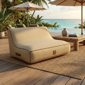 Coco Lounge Opblaasbare tuinbank ALIZÉ Boho sfeer jutekleur
