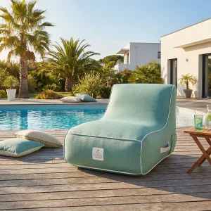 Coco Lounge Opblaasbare tuinfauteuil RIVIERA Soge sfeer zeegroen