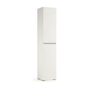 Dbalestro multifunctionele kledingkast met 2 deuren, Schoenenrek met verstelbare planken, Schoenenkast met 2 deuren, 100% Made in Italy, 45x37h195 cm, Wit
