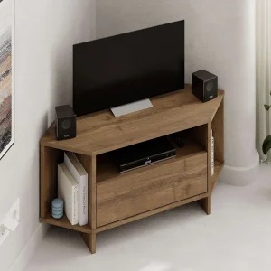 "Viva" Houten TV-standaard – Bruin – Modern Ontwerp – 95 x 35 x 45 cm "Viva" Houten TV-standaard – Bruin – Modern Ontwerp – 95 x 35 x 45 cm
