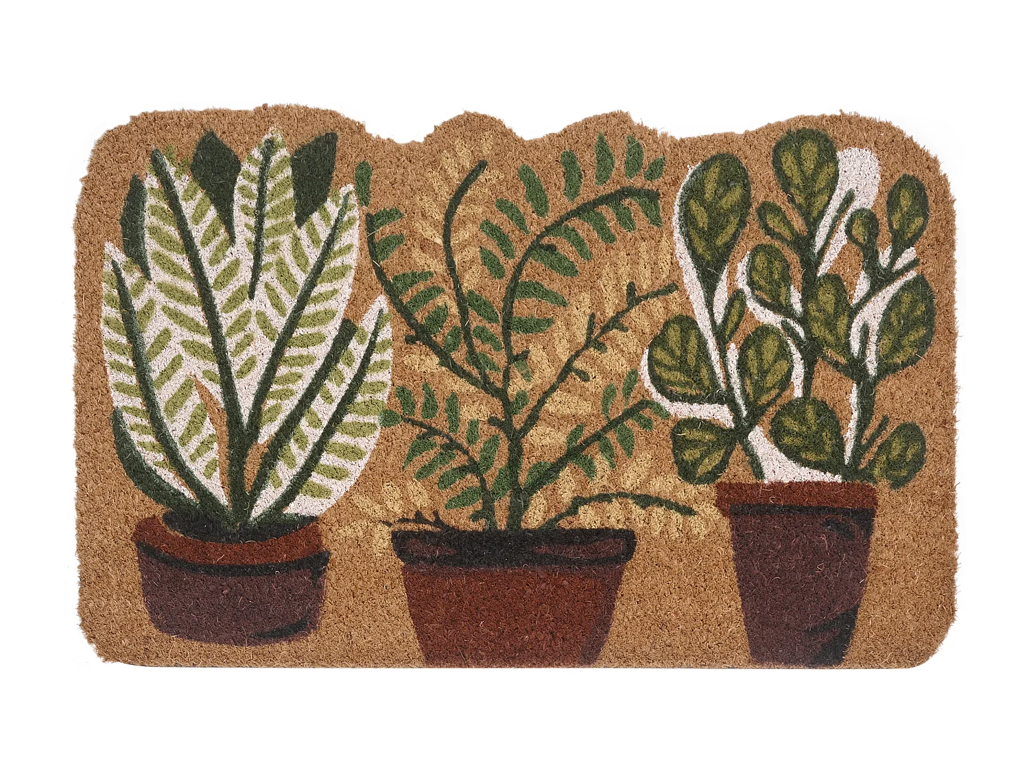 Deurmat ANAMUDI 40 x 60 cm Natuurlijk Kokos