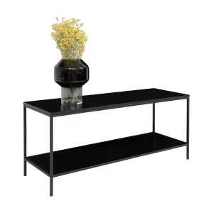 Console Tafel Vita, Zwart, 36x100x45 cm, Kendra Home Console Tafel Vita, Zwart, 36x100x45 cm, Kendra Home