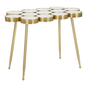 Console Tafel VKH623, Goud, 100x55x70 cm, Kendra Home Console Tafel VKH623, Goud, 100x55x70 cm, Kendra Home