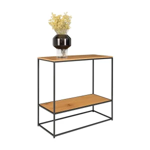 Console Tafel Vita, Bruin, 36x80x80 cm, Kendra Home Console Tafel Vita, Bruin, 36x80x80 cm, Kendra Home