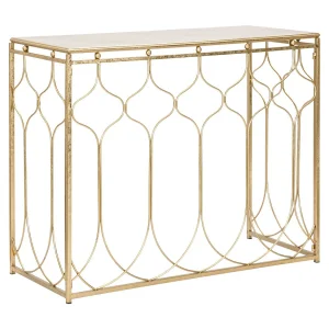 Console Tafel VKH613, Goud, 96,5x41x78 cm, Kendra Home Console Tafel VKH613, Goud, 96,5x41x78 cm, Kendra Home