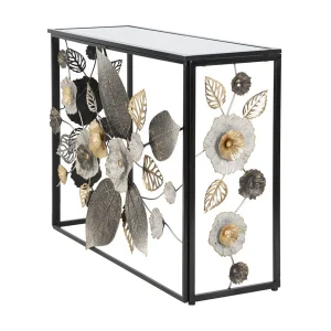 Console Tafel Blad 70, Veelkleurig, 111,8×41,9×80 cm, Kendra Home Console Tafel Blad 70, Veelkleurig, 111,8×41,9×80 cm, Kendra Home