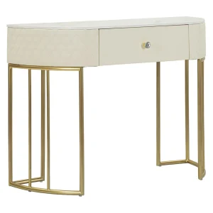 Console Tafel VKH607, Wit, 100x40x75 cm, Kendra Home Console Tafel VKH607, Wit, 100x40x75 cm, Kendra Home