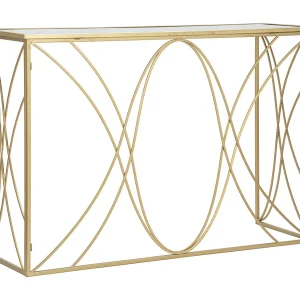 Console Tafel VKH627, Goud, 120x40x80 cm, Kendra Home Console Tafel VKH627, Goud, 120x40x80 cm, Kendra Home