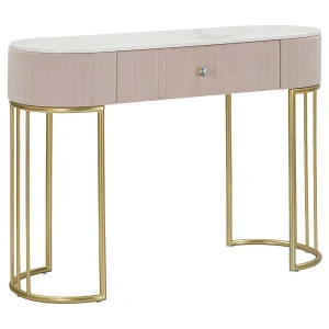 Console Tafel VKH616, Roze, 100x40x75 cm, Kendra Home Console Tafel VKH616, Roze, 100x40x75 cm, Kendra Home