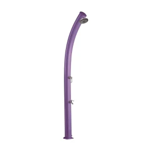 Buitendouche op zonne-energie Jolly 25L Formidra 233x15x16.5cm- paars – Voetspoeling, kop en mengkraan – Douchegarnituur voor buiten. – Violet Buitendouche op zonne-energie Jolly 25L Formidra 233x15x16.5cm- paars – Voetspoeling, kop en mengkraan – Douchegarnituur voor buiten. – Violet