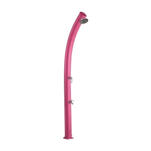 Buitendouche op zonne-energie Jolly 25L Formidra 233x15x16.5cm- Aluminium roze – Voetspoeling, kop en mengkraan – Douchegarnituur voor buiten. – Roze Buitendouche op zonne-energie Jolly 25L Formidra 233x15x16.5cm- Aluminium roze – Voetspoeling, kop en mengkraan – Douchegarnituur voor buiten. – Roze