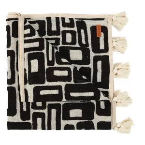 De Aztec Bedsprei – Naturel Zwart De Aztec Bedsprei – Naturel Zwart