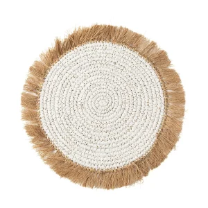 De Water Hyacinth Raffia Placemat – Wit Naturel
