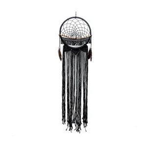 De Macramé Hout Dromer – Zwart