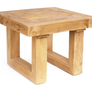 De Reclaimed Teak Bijzettafel – Naturel De Reclaimed Teak Bijzettafel – Naturel