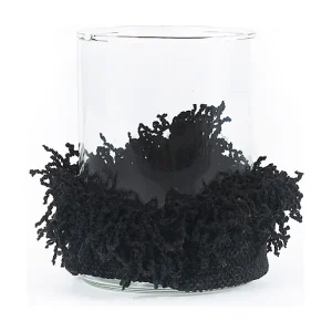 De Oh My Gee Kaarsenhouder – Zwart Velvet – M