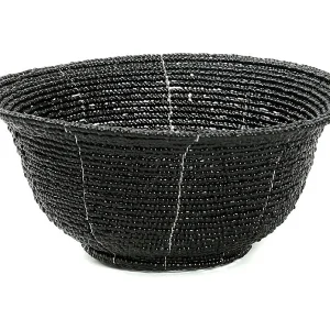 De Beaded Kom Laag – Zwart – S De Beaded Kom Laag – Zwart – S