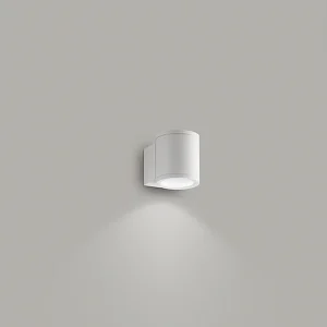 Lampe d'extérieur cylindrique pour 1gu10 6528 Perenz Blanc Lampe d'extérieur cylindrique pour 1gu10 6528 Perenz Blanc