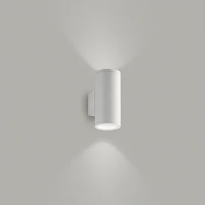 Lampe d'extérieur cylindrique pour 2gu10 6530 Perenz Blanc Lampe d'extérieur cylindrique pour 2gu10 6530 Perenz Blanc