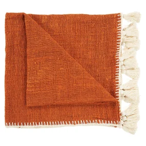 De Stitch Bedsprei – Terracotta