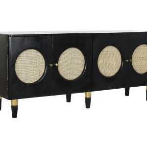 Buffet Mango Ratan 150x40x65 Zwart Buffet Mango Ratan 150x40x65 Zwart
