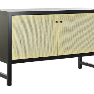 Buffetkast van vurenhout 120x38x76 cm, zwart
