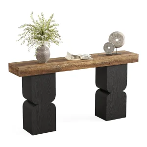 Consoletafel van 160 cm, robuuste uitstraling, bijzettafel voor achter de bank Consoletafel van 160 cm, robuuste uitstraling, bijzettafel voor achter de bank