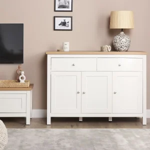 Dressoir met 3 deuren ATOCA Gebroken wit Dressoir met 3 deuren ATOCA Gebroken wit