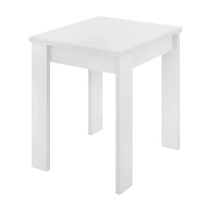 Dmora Uittrekbare Tafel Comer 67x134x79h cm Wit, Uitschuifbaar voor 6 Personen, Boek-uitbreiding Dmora Uittrekbare Tafel Comer 67x134x79h cm Wit, Uitschuifbaar voor 6 Personen, Boek-uitbreiding