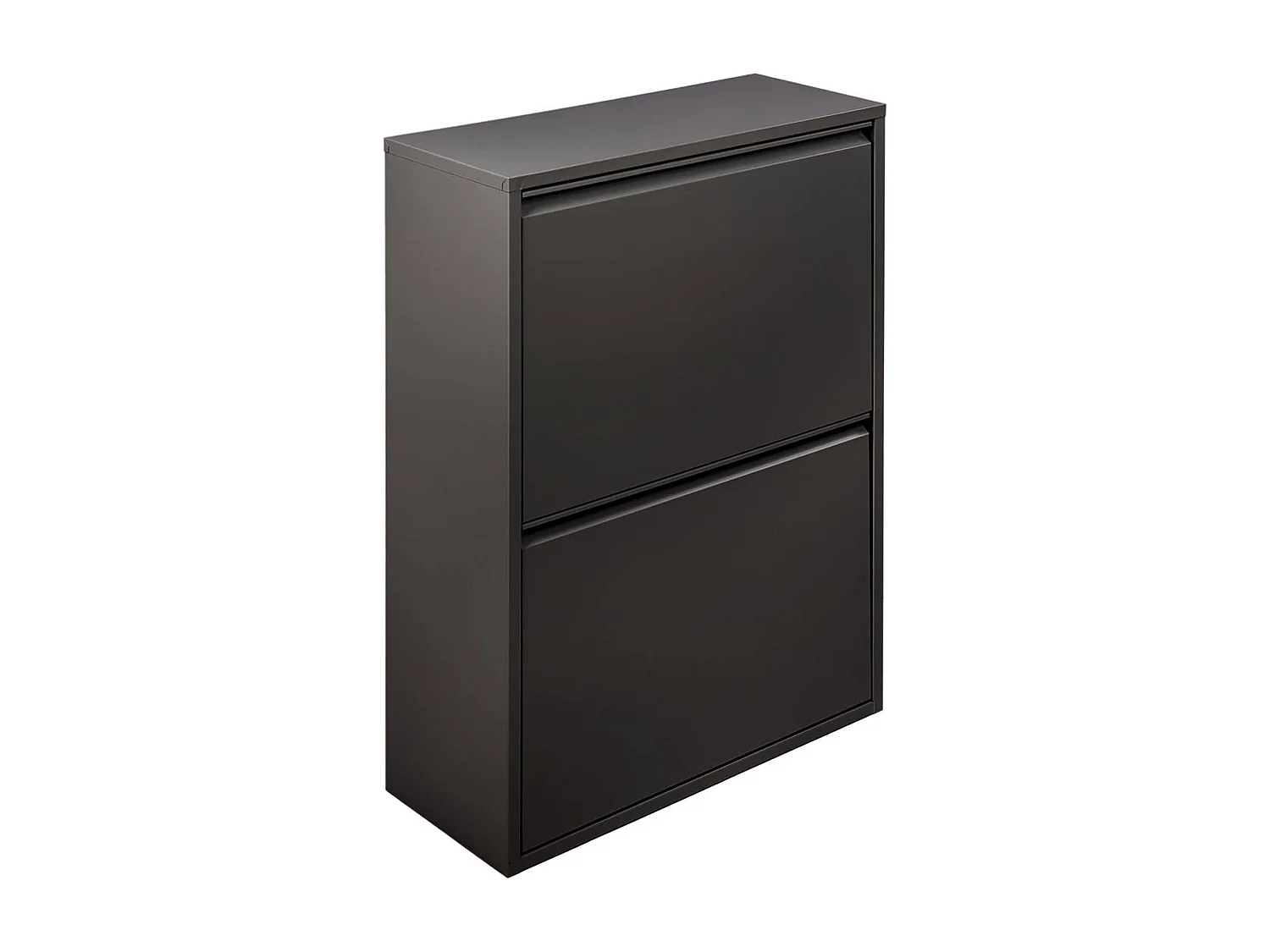 Dmora Prullenbak Achros 25x60x92,5h cm Zwart Capaciteit 72 (18 per Bak) 4 Binnenbakken, Uitneembare Bak