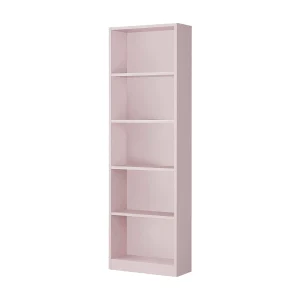 Dmora Boekenkast Pomona 25x52x180h cm Roze 4 Planken Vrije Installatie, Bibliotheek Materiaalstructuur in Gefineerd Hout Dmora Boekenkast Pomona 25x52x180h cm Roze 4 Planken Vrije Installatie, Bibliotheek Materiaalstructuur in Gefineerd Hout