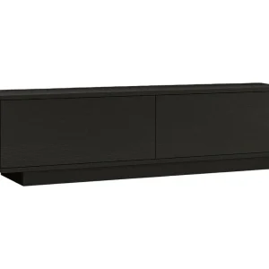Dpoloni tv-meubel, woonkamermeubel, lage tv-meubel, wandstandaard, 140x36h38 cm, Zwart