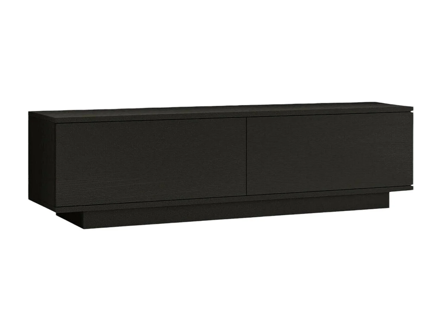 Dpoloni tv-meubel, woonkamermeubel, lage tv-meubel, wandstandaard, 140x36h38 cm, Zwart
