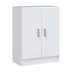 Dmora Multifunctionele Kast 2 Deuren Memphis 37x80h cm Wit, 1 Plank, 2 Deuren, Draaideur Dmora Multifunctionele Kast 2 Deuren Memphis 37x80h cm Wit, 1 Plank, 2 Deuren, Draaideur