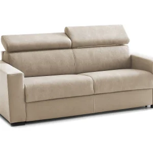 Canapé Lit,en Tissu,beige,200x95h85 Cm