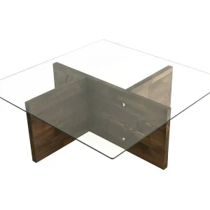 Salontafel Dhabi, tijdschriftenhouder, 90x90x35h cm notenbruin, rechthoekig, kleurverloop, notenhouten frame Salontafel Dhabi, tijdschriftenhouder, 90x90x35h cm notenbruin, rechthoekig, kleurverloop, notenhouten frame