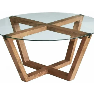 Agatha salontafel, tijdschriftenhouder, 75x75x35h cm walnootbruin, ronde vorm, kleurverloop, walnootstructuur Agatha salontafel, tijdschriftenhouder, 75x75x35h cm walnootbruin, ronde vorm, kleurverloop, walnootstructuur