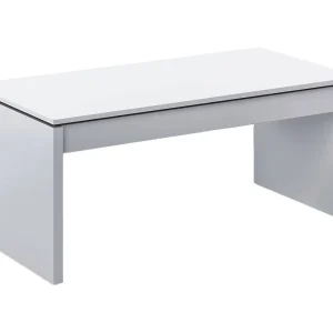 Dmora Salontafel Ontario 43x102x50h cm Wit Glanzend Opslag Melamine Randen ABS Poten Een Vak, Rechthoekig Dmora Salontafel Ontario 43x102x50h cm Wit Glanzend Opslag Melamine Randen ABS Poten Een Vak, Rechthoekig