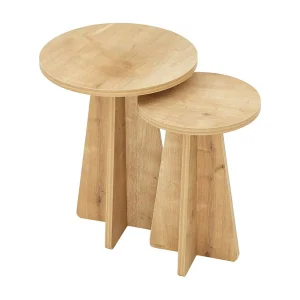 Dleoncin-salontafel, Koffietafel, PortarBankviste, woonkamerplank, 40x40h50 cm, Eik Dleoncin-salontafel, Koffietafel, PortarBankviste, woonkamerplank, 40x40h50 cm, Eik
