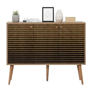 Dpavarin dressoir, woonkamerbuffet, woonkamerplank, keukenkast, 120x36h90 cm, eik Dpavarin dressoir, woonkamerbuffet, woonkamerplank, keukenkast, 120x36h90 cm, eik