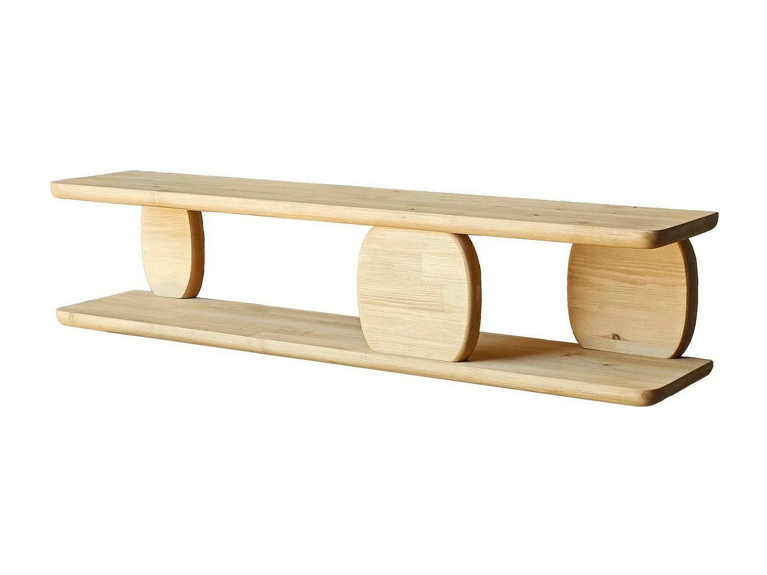 Dpedon Plank, Plank, Wandplank, Multifunctionele Rekken, 120x24h30 cm, Eiken