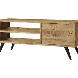 Dpavar tv-meubel, woonkamermeubel, lage tv-meubel, wandstandaard, 110x40h44 cm, Eiken Dpavar tv-meubel, woonkamermeubel, lage tv-meubel, wandstandaard, 110x40h44 cm, Eiken