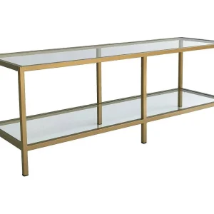 Dklaasse tv-meubel, woonkamer dressoir, laag tv-meubel, gemonteerd wandonderstel, 130x40h45 cm, goud Dklaasse tv-meubel, woonkamer dressoir, laag tv-meubel, gemonteerd wandonderstel, 130x40h45 cm, goud